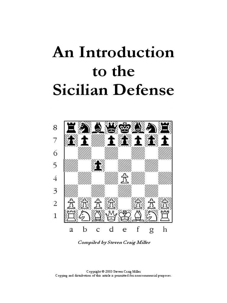 An Introduction To The Sicilian Defense, PDF